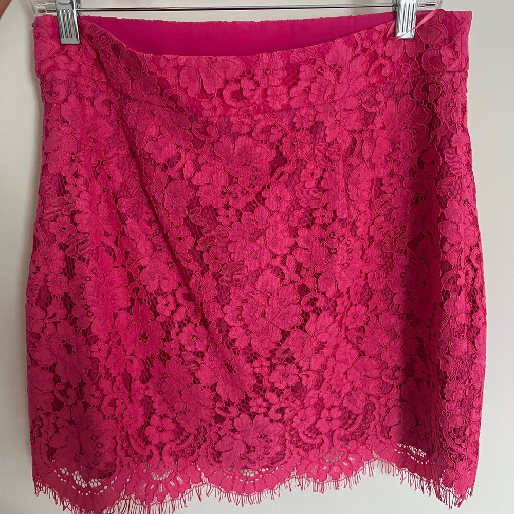 MILLY skirt. hot pink size 8